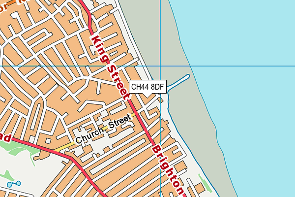 CH44 8DF map - OS VectorMap District (Ordnance Survey)