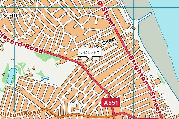 CH44 8HY map - OS VectorMap District (Ordnance Survey)