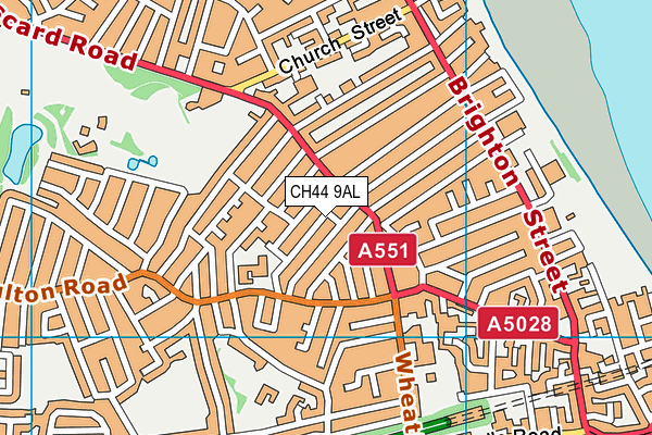 CH44 9AL map - OS VectorMap District (Ordnance Survey)