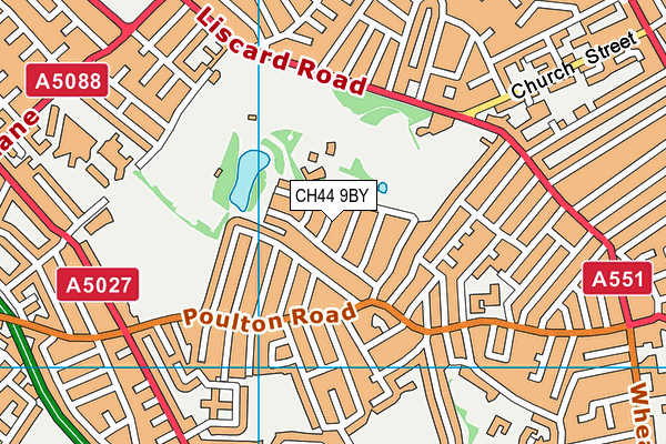 CH44 9BY map - OS VectorMap District (Ordnance Survey)