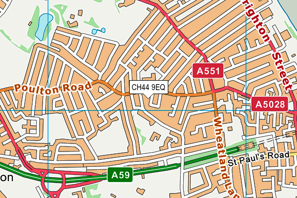 CH44 9EQ map - OS VectorMap District (Ordnance Survey)