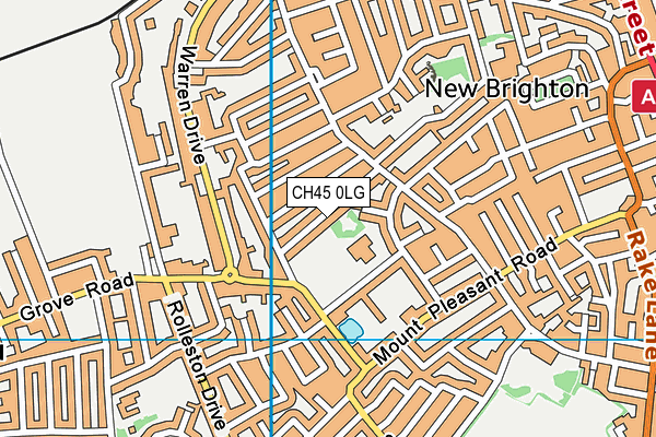 CH45 0LG map - OS VectorMap District (Ordnance Survey)
