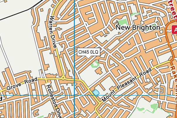 CH45 0LQ map - OS VectorMap District (Ordnance Survey)