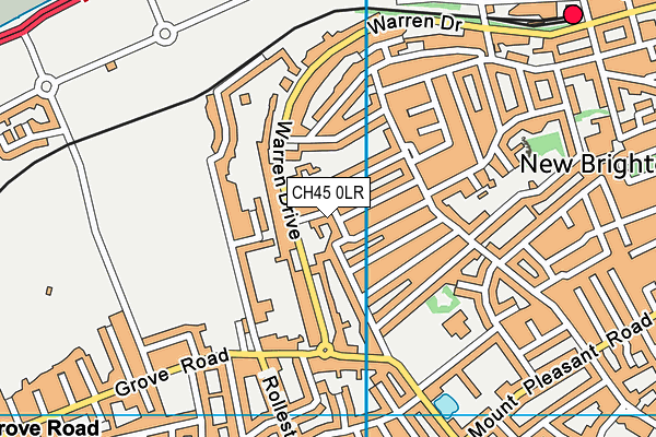 CH45 0LR map - OS VectorMap District (Ordnance Survey)