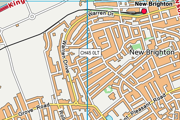 CH45 0LT map - OS VectorMap District (Ordnance Survey)