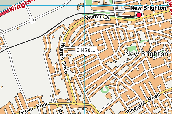 CH45 0LU map - OS VectorMap District (Ordnance Survey)