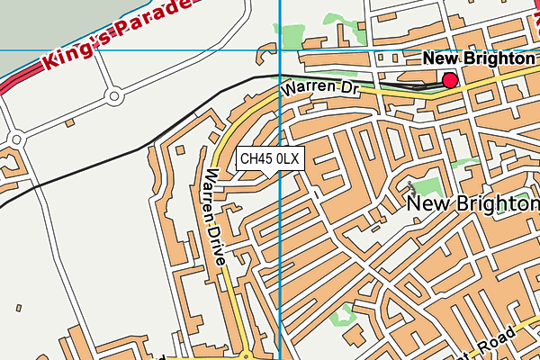 CH45 0LX map - OS VectorMap District (Ordnance Survey)