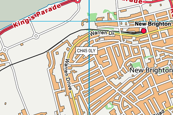 CH45 0LY map - OS VectorMap District (Ordnance Survey)