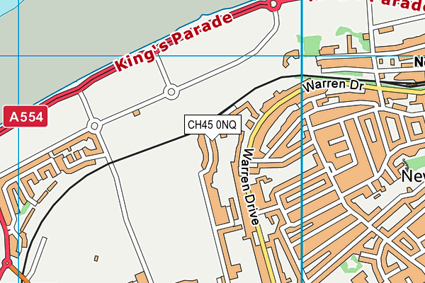 CH45 0NQ map - OS VectorMap District (Ordnance Survey)