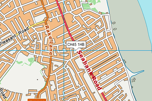 CH45 1HB map - OS VectorMap District (Ordnance Survey)