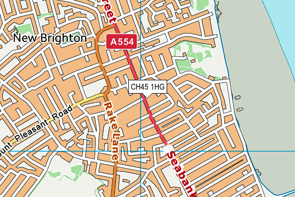 CH45 1HG map - OS VectorMap District (Ordnance Survey)