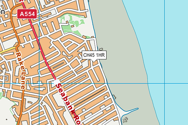 CH45 1HR map - OS VectorMap District (Ordnance Survey)