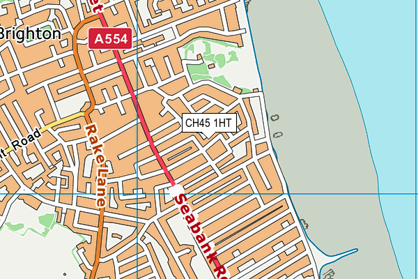 CH45 1HT map - OS VectorMap District (Ordnance Survey)