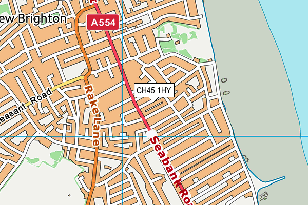 CH45 1HY map - OS VectorMap District (Ordnance Survey)