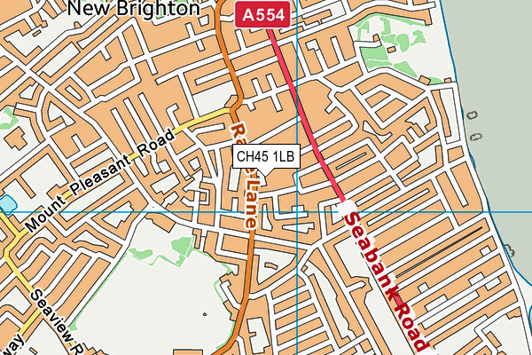 CH45 1LB map - OS VectorMap District (Ordnance Survey)