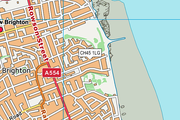 CH45 1LG map - OS VectorMap District (Ordnance Survey)