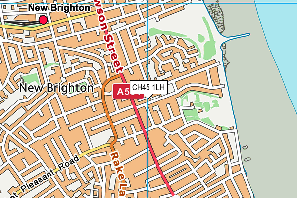 New Brighton Primary School map (CH45 1LH) - OS VectorMap District (Ordnance Survey)