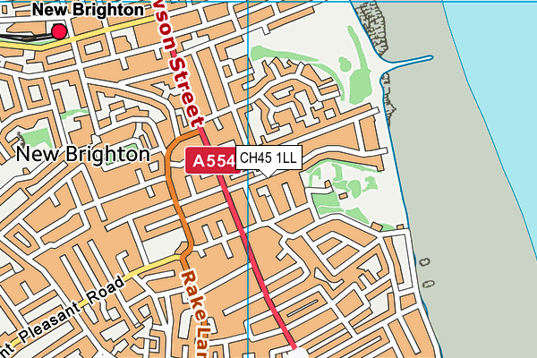 CH45 1LL map - OS VectorMap District (Ordnance Survey)