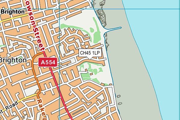 CH45 1LP map - OS VectorMap District (Ordnance Survey)