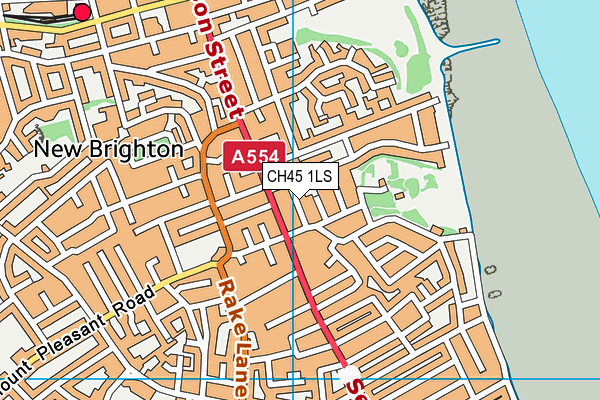 CH45 1LS map - OS VectorMap District (Ordnance Survey)