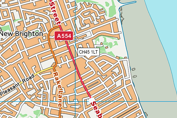 CH45 1LT map - OS VectorMap District (Ordnance Survey)