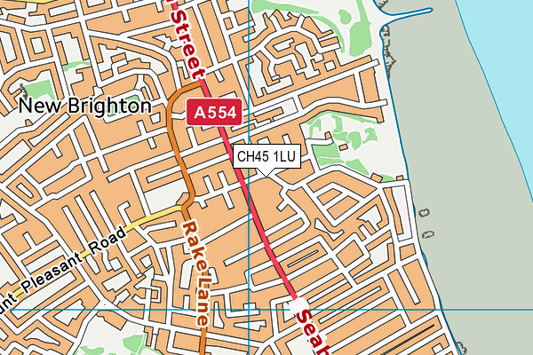 CH45 1LU map - OS VectorMap District (Ordnance Survey)