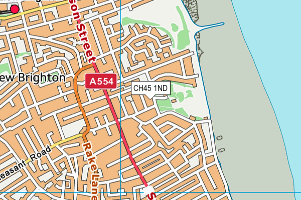 CH45 1ND map - OS VectorMap District (Ordnance Survey)