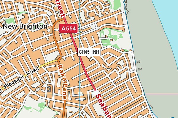 CH45 1NH map - OS VectorMap District (Ordnance Survey)