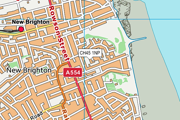 CH45 1NP map - OS VectorMap District (Ordnance Survey)