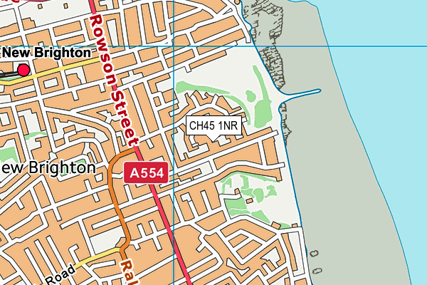 CH45 1NR map - OS VectorMap District (Ordnance Survey)