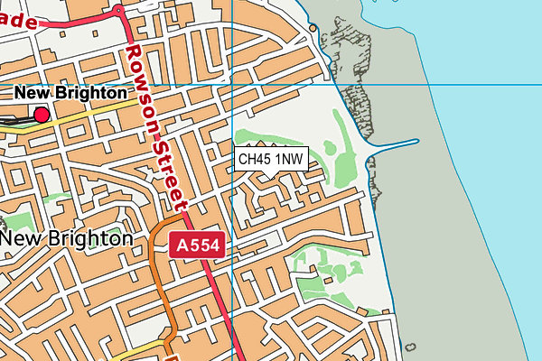 CH45 1NW map - OS VectorMap District (Ordnance Survey)