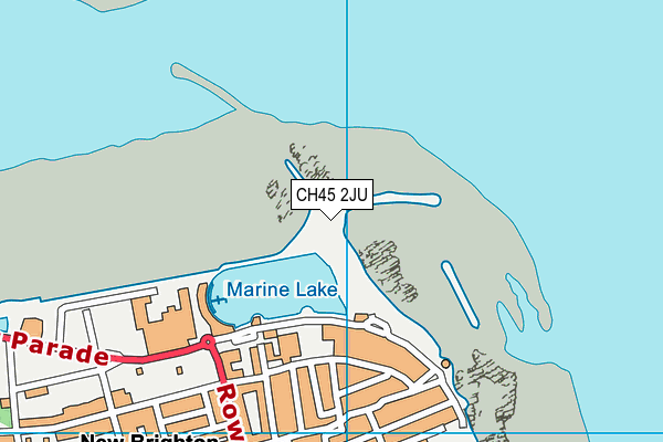 CH45 2JU map - OS VectorMap District (Ordnance Survey)