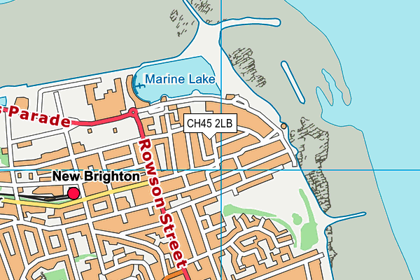 CH45 2LB map - OS VectorMap District (Ordnance Survey)