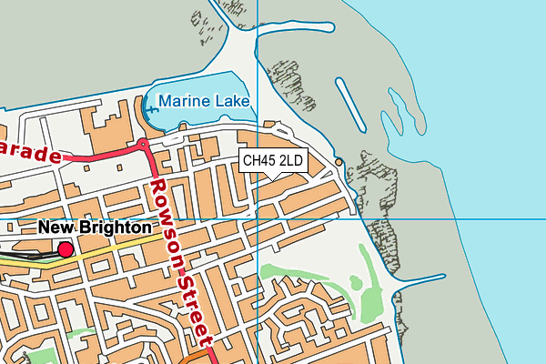 CH45 2LD map - OS VectorMap District (Ordnance Survey)
