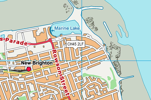 CH45 2LF map - OS VectorMap District (Ordnance Survey)