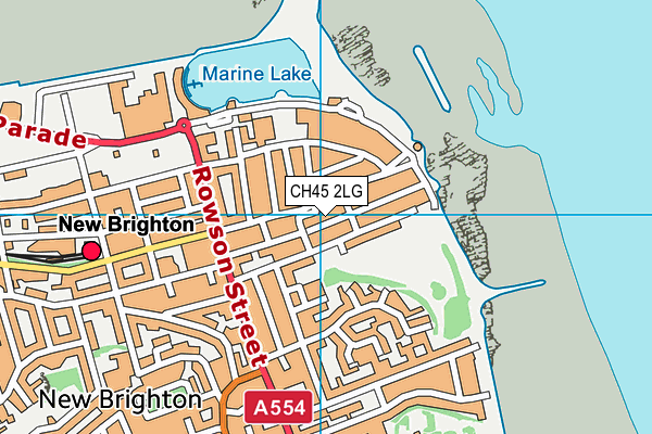 CH45 2LG map - OS VectorMap District (Ordnance Survey)