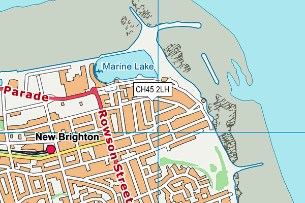 CH45 2LH map - OS VectorMap District (Ordnance Survey)