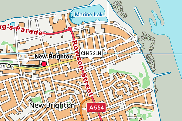 CH45 2LN map - OS VectorMap District (Ordnance Survey)