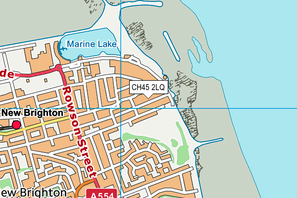 CH45 2LQ map - OS VectorMap District (Ordnance Survey)