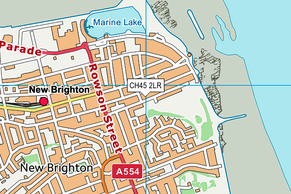 CH45 2LR map - OS VectorMap District (Ordnance Survey)