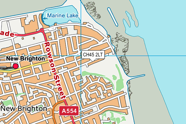 CH45 2LT map - OS VectorMap District (Ordnance Survey)