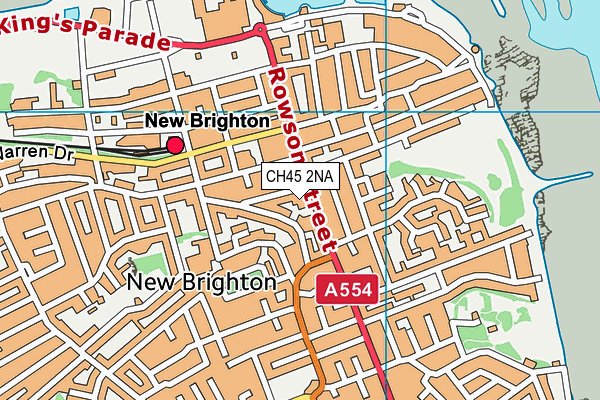 CH45 2NA map - OS VectorMap District (Ordnance Survey)