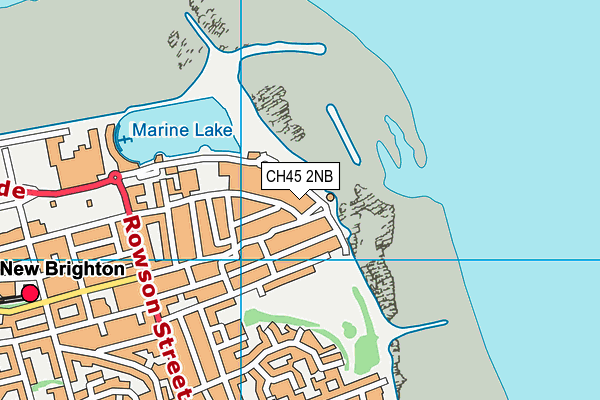 CH45 2NB map - OS VectorMap District (Ordnance Survey)