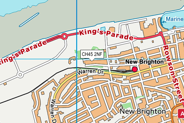 CH45 2NF map - OS VectorMap District (Ordnance Survey)