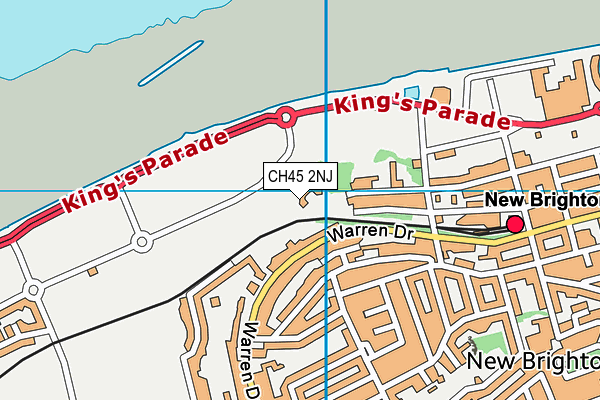 CH45 2NJ map - OS VectorMap District (Ordnance Survey)