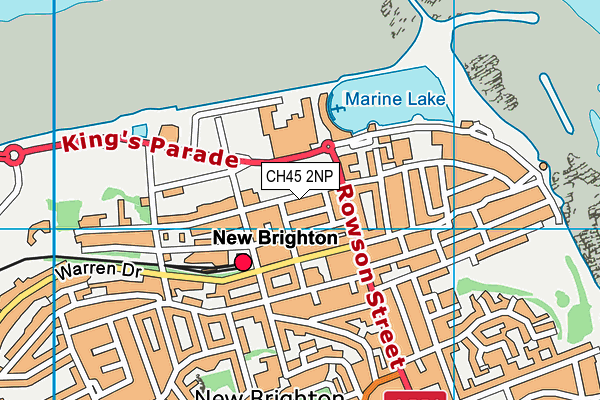 CH45 2NP map - OS VectorMap District (Ordnance Survey)