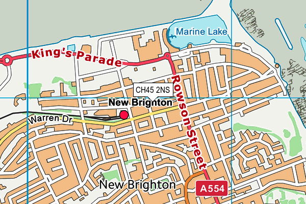 CH45 2NS map - OS VectorMap District (Ordnance Survey)