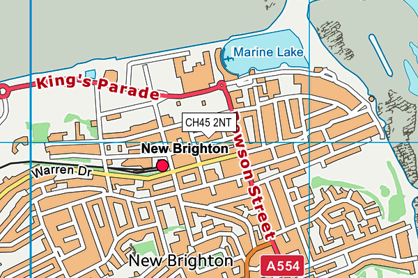 CH45 2NT map - OS VectorMap District (Ordnance Survey)