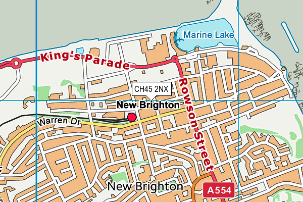 CH45 2NX map - OS VectorMap District (Ordnance Survey)