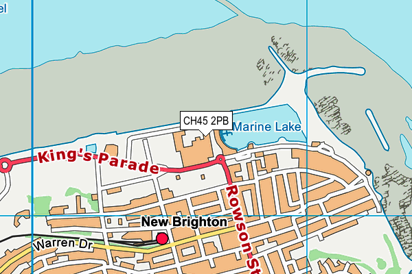 CH45 2PB map - OS VectorMap District (Ordnance Survey)